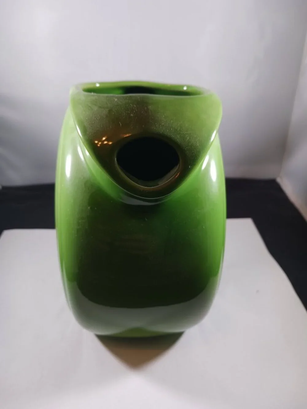 Fiestaware Green Disc Large Pitcher Homer Laughlin